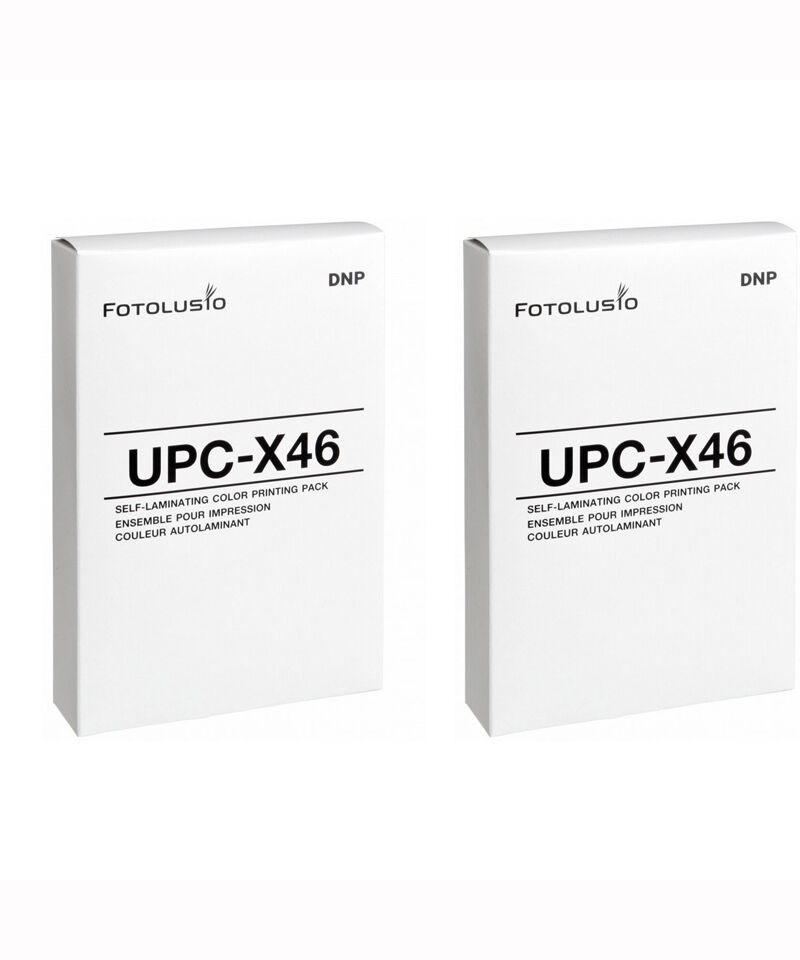DNP UPC-X46 4" x 6" Fotolusio Ribbon & Ink Printpack, 2 Pack (50 Sheets)